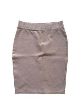 IRIS Women's Tan Stretch Pencil Mini Skirt Size M Style IS1260